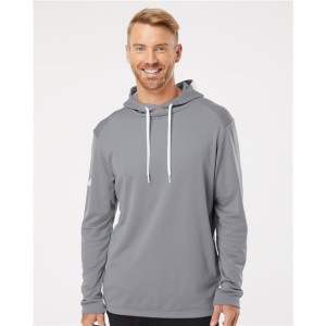 Men's Textured Mixed Media Midweight Hooded Sweatshirt