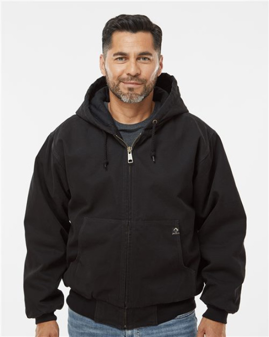 Men's Cheyenne Boulder Cloth™ Hooded Jacket with Tricot Quilt Lining