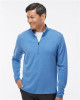 Men's 3-Stripe Quarter-Zip Sweater Pullover