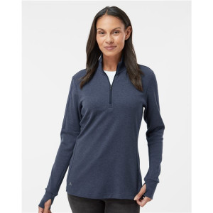 Women's 3-Stripe Quarter-Zip Sweater Pullover