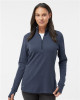 Women's 3-Stripe Quarter-Zip Sweater Pullover