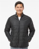 Men's 3 Stripe Puffer Full-Zip Jacket