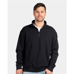 Unisex Fleece Quarter-Zip Pullover