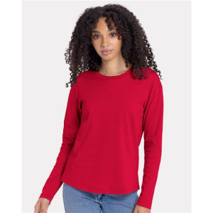 Women's Cotton Relaxed Long Sleeve T-Shirt