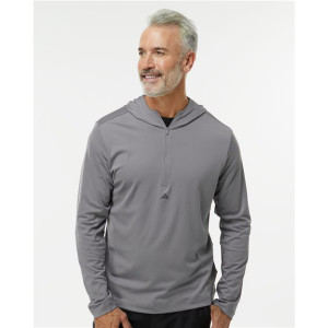 Men's Lightweight Quarter-Zip Hooded Pullover