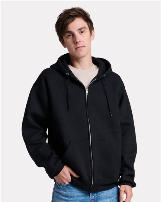 Unisex Rugged Full-Zip Hooded Sweatshirt