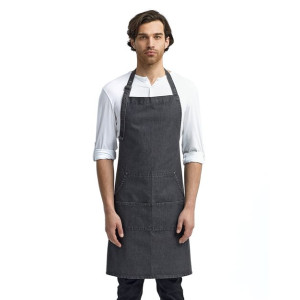 Jeans Stitch Denim Bib Apron