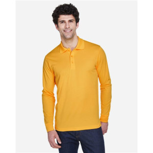 Men's Pinnacle Performance Long Sleeve Piqué Polo
