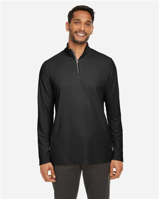 Men's Fusion ChromaSoft™ Pique Quarter-Zip Pullover