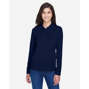 Women's Pinnacle Performance Long Sleeve Piqué Polo