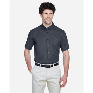 Men's Optimum Short Sleeve Twill Dress Shirt