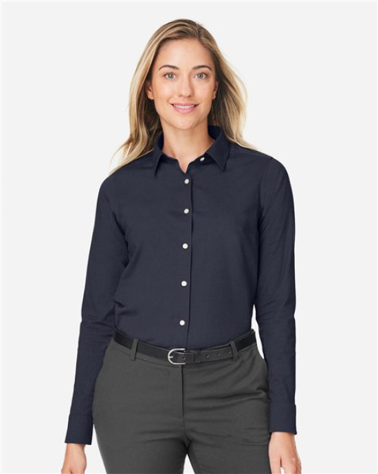 Women's CrownLux Performance® Spencer Poplin Dress Shirt