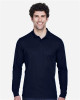 Men's Tall Pinnacle Performance Long Sleeve Piqué Polo