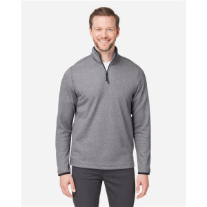 Men's Venture Heathered Stripe Quarter-Zip Pullover