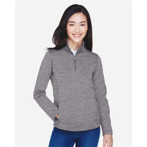 Women's Newbury Mélange Fleece Quarter-Zip Pullover