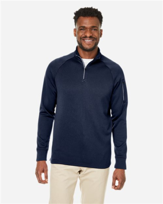 Unisex Fusion ChromaSoft™ Fleece Quarter-Zip Pullover