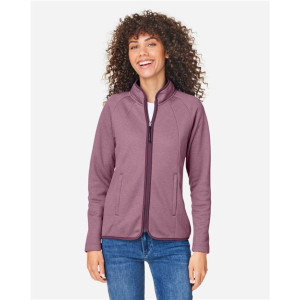Women's Venture Heathered Stripe Full-Zip