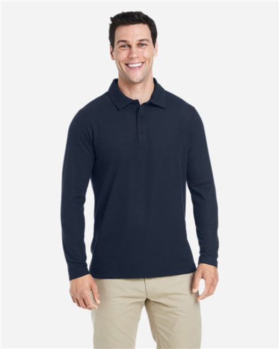Men's Fusion ChromaSoft™ Long Sleeve Pique Polo
