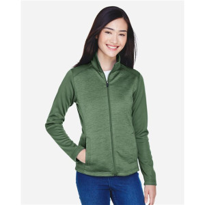 Women's Newbury Colorblock Mélange Fleece Full-Zip Jacket