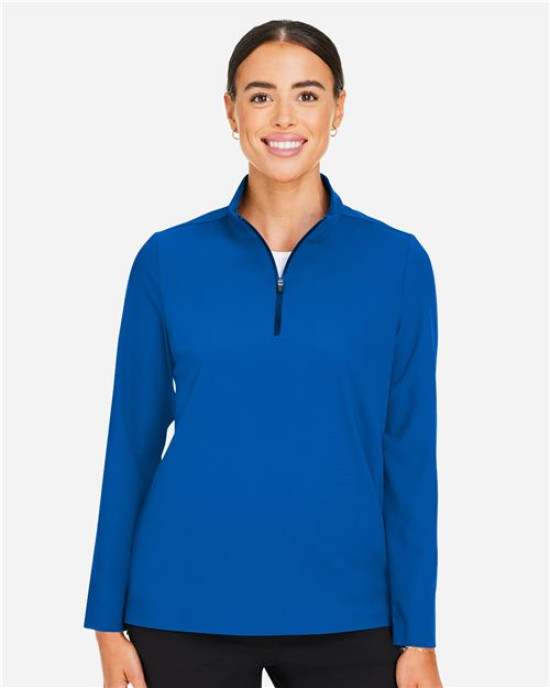 Women's CrownLux Performance® Windsor Welded Quarter-Zip Pullover
