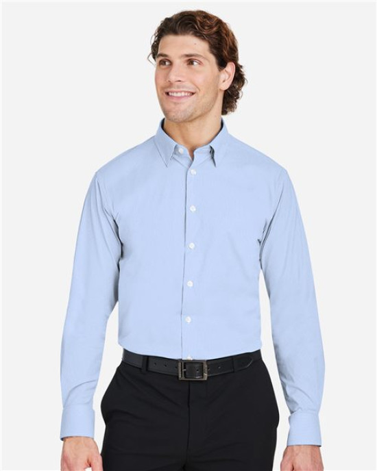 Men's CrownLux Performance® Microstripe Dress Shirt
