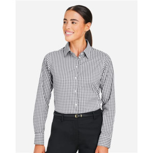 Women's CrownLux Performance® Gingham Dress Shirt