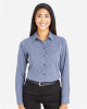 Women's CrownLux Performance® Tonal Mini Check Woven Dress Shirt