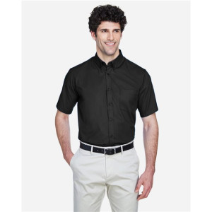 Men's Tall Optimum Short Sleeve Twill Dress Shirt