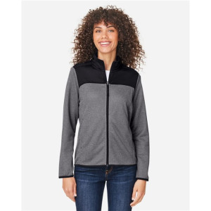 Women's Venture Heathered Stripe Hybrid Jacket