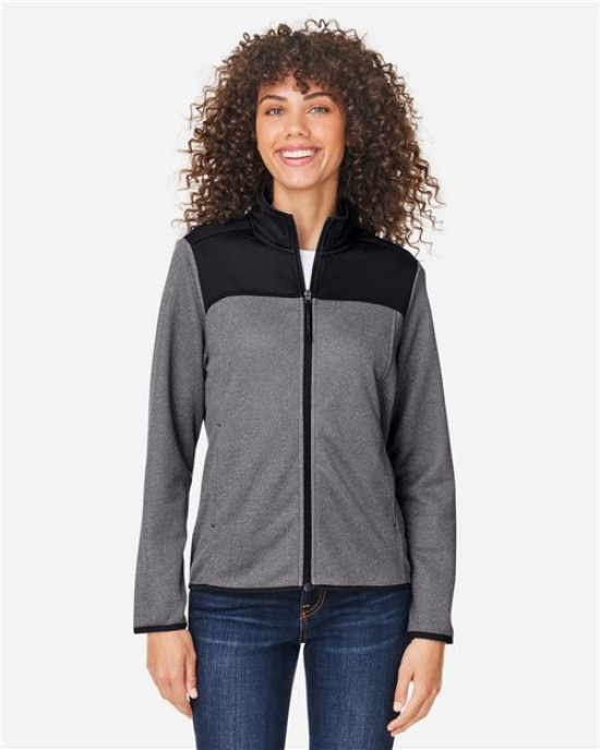 Women's Venture Heathered Stripe Hybrid Jacket