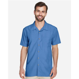 Men's Barbados Textured Camp Shirt