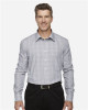 Men's Crown Collection® Glen Plaid Woven Dress Shirt