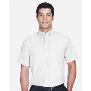 Men's Oxford Short Sleeve with Stain-Release