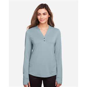 Women's JAQ Stretch Performance V-Neck Snap Pullover