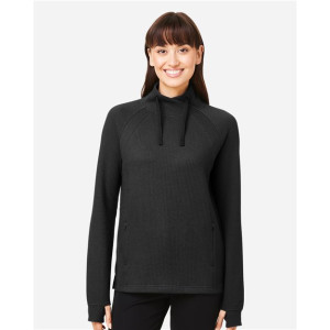 Women's Rhythm Waffle Cross-Neck Pullover