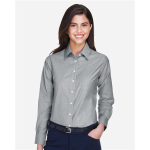Women's Long Sleeve Oxford Dress Shirt