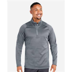 Men's Waffle Fleece Quarter-Zip Pullover