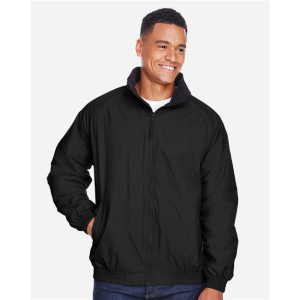 Unisex Fleece Lined Nylon Jacket