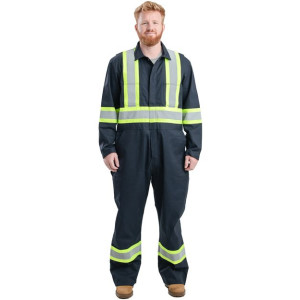Safety Striped Gasket Unlined Coverall