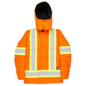 Safety Striped Arctic Insulated Chore Coat