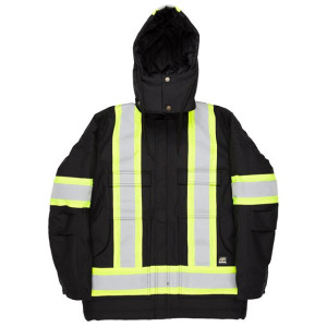 Tall Safety Striped Arctic Insulated Chore Coat