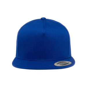 Five-Panel Cotton Twill Snapback Cap