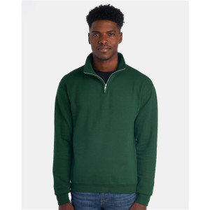 Unisex Nublend® Cadet Collar Quarter-Zip Sweatshirt