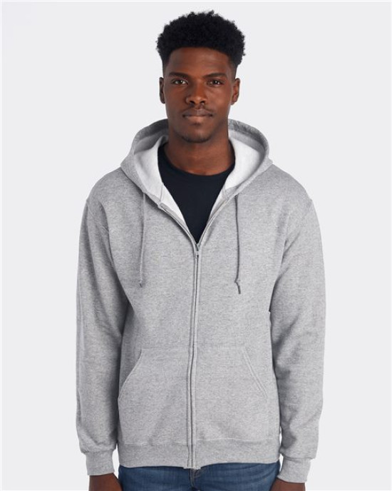Unisex NuBlend® Full-Zip Hooded Sweatshirt