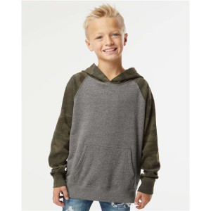 Youth Lightweight Special Blend Raglan Hooded Sweatshirt