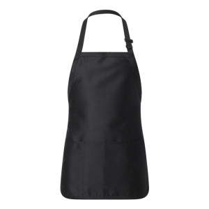 Full-Length Apron with Pouch Pocket