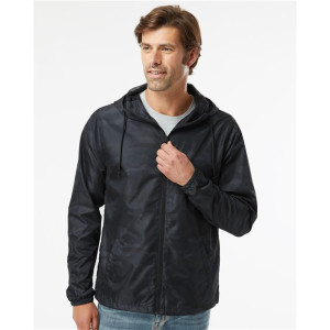 Men's Lightweight Windbreaker Full-Zip Jacket