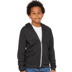 Youth Sponge Fleece Full-Zip Hoodie Sweatshirt