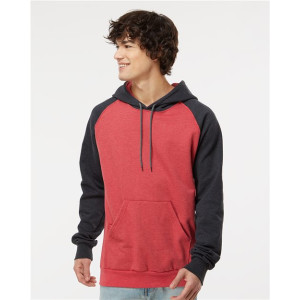 Fleece Raglan Hooded Sweatshirt