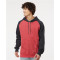 Fleece Raglan Hooded Sweatshirt